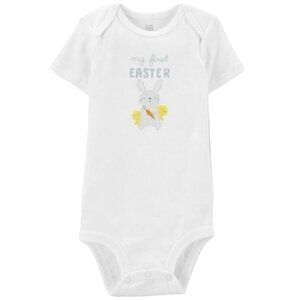 Carter's Just One You® Baby 'My First Easter' Bodysuit - White 12M